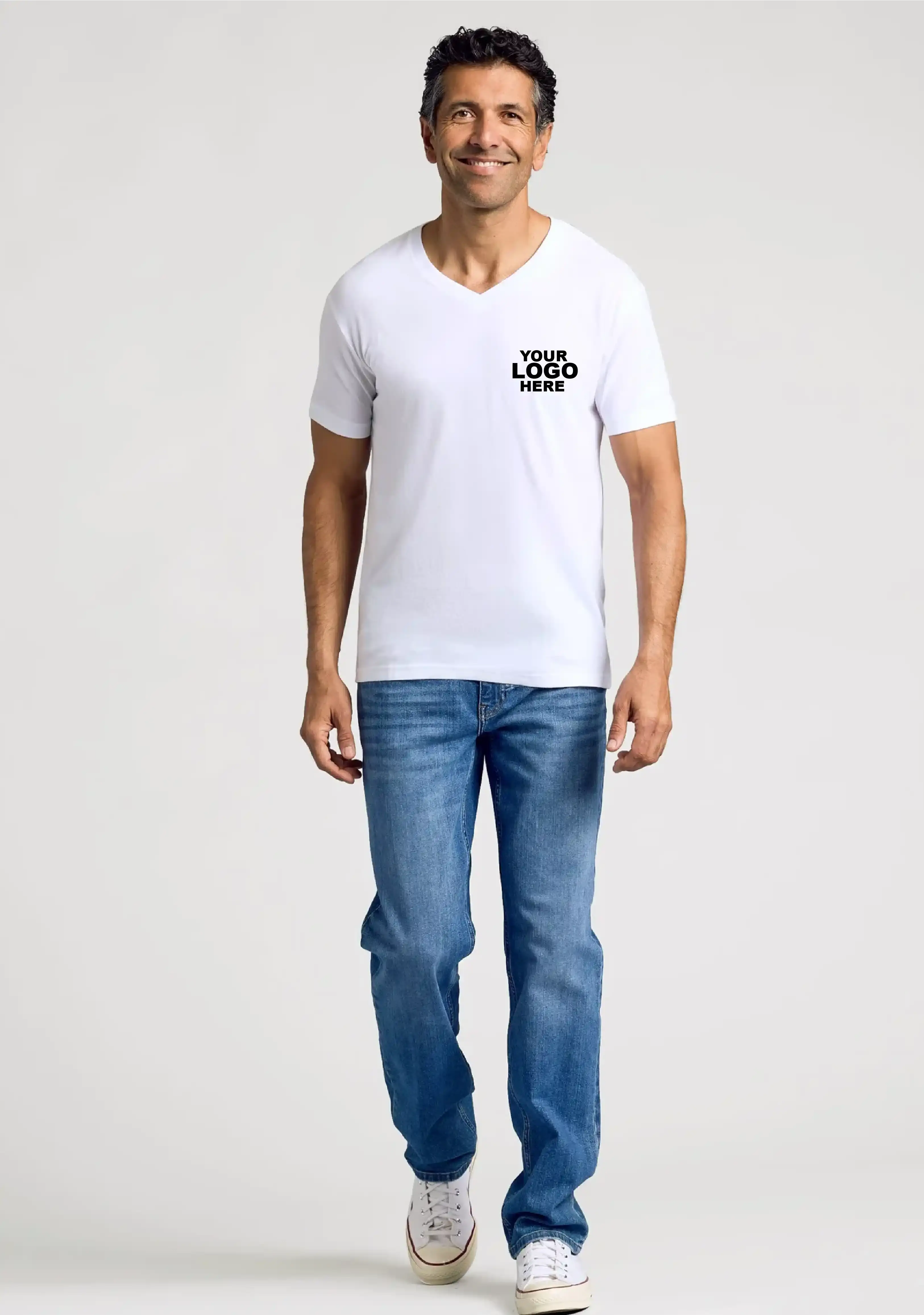 V-Neck T-Shirts Merlin Apparels