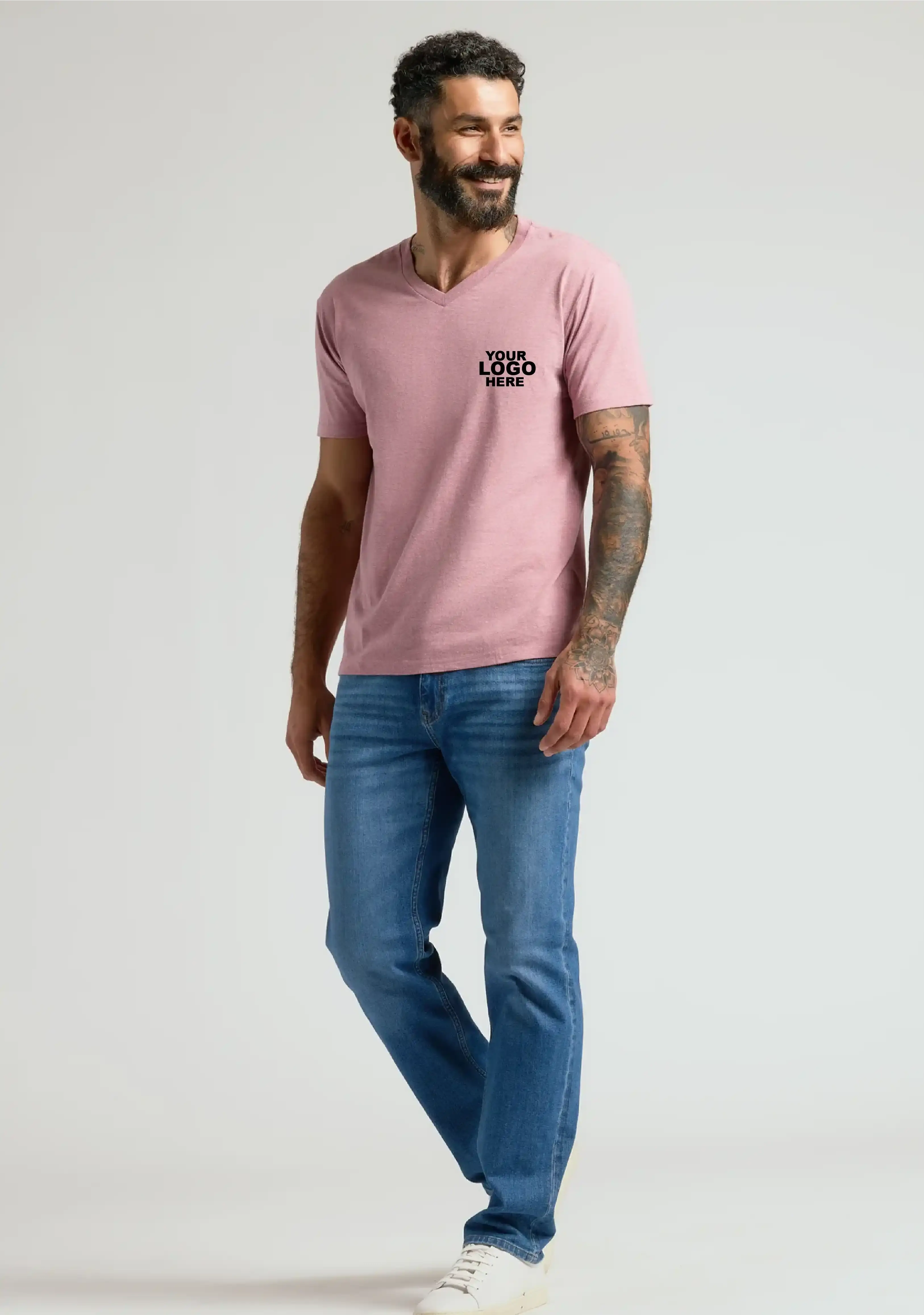 V-Neck T-Shirts Merlin Apparels