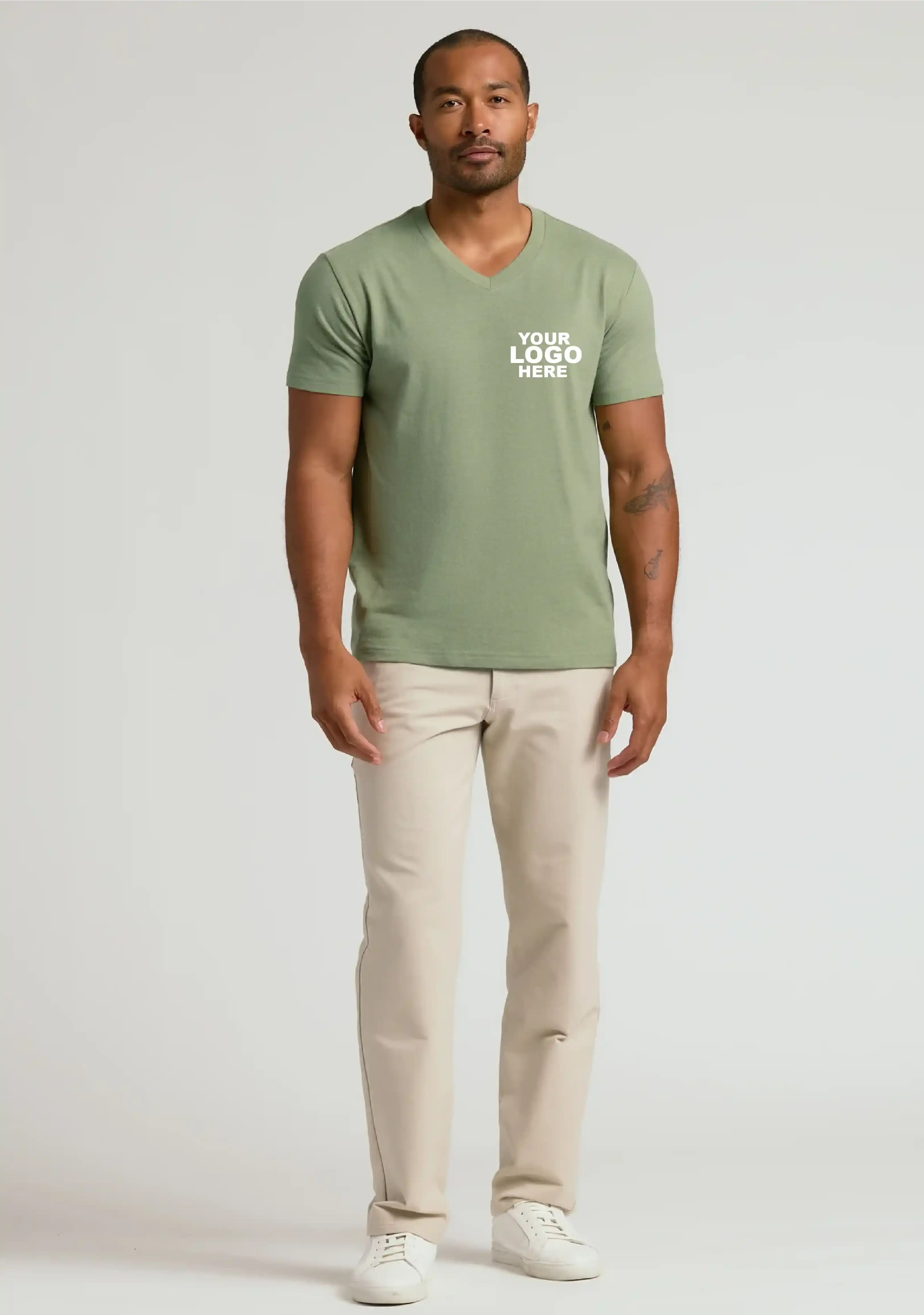 V-Neck T-Shirts Merlin Apparels