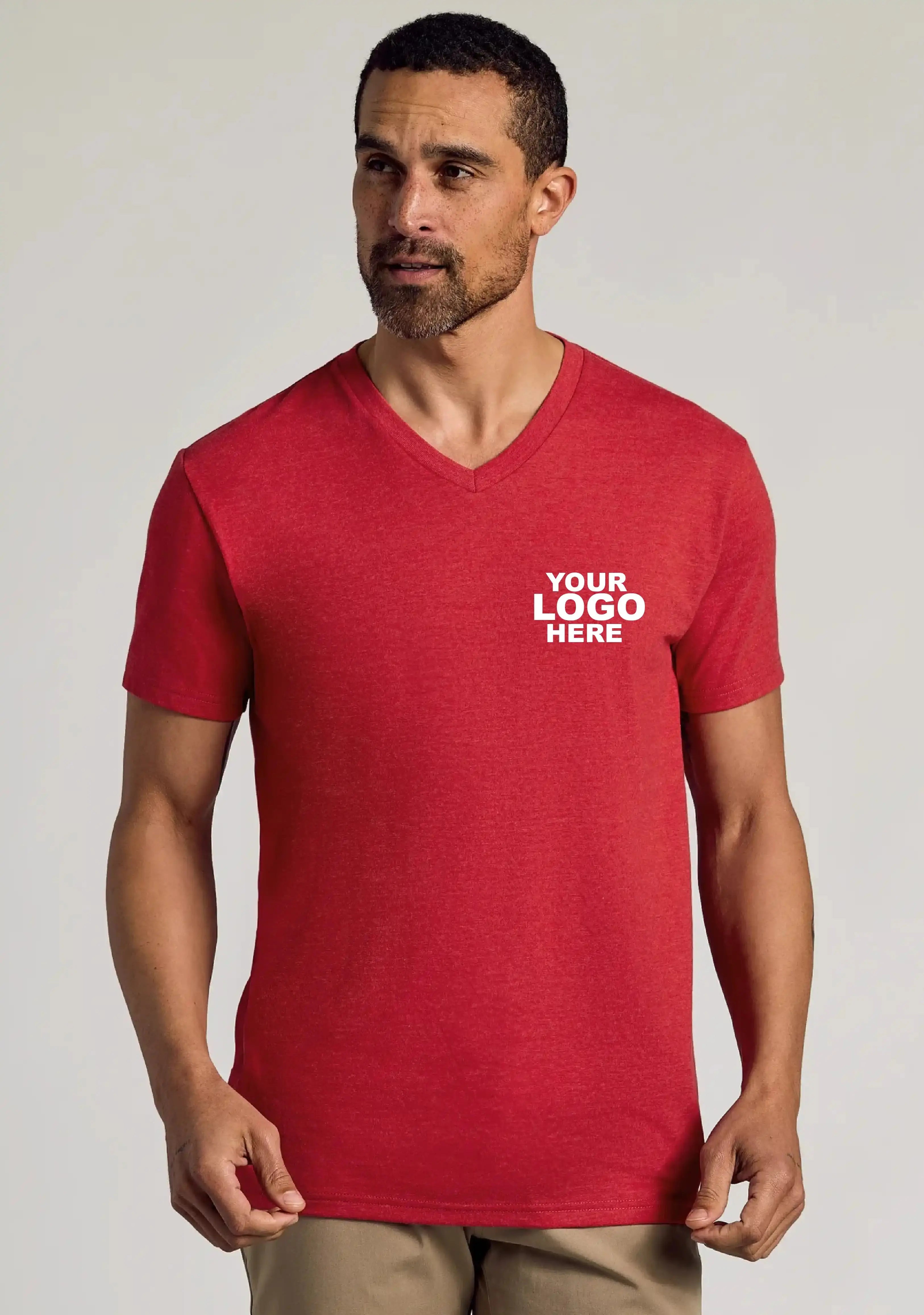 V-Neck T-Shirts Merlin Apparels